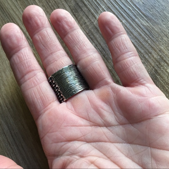 .925 Sterling Silver Woven Ring - Picture 6 of 8